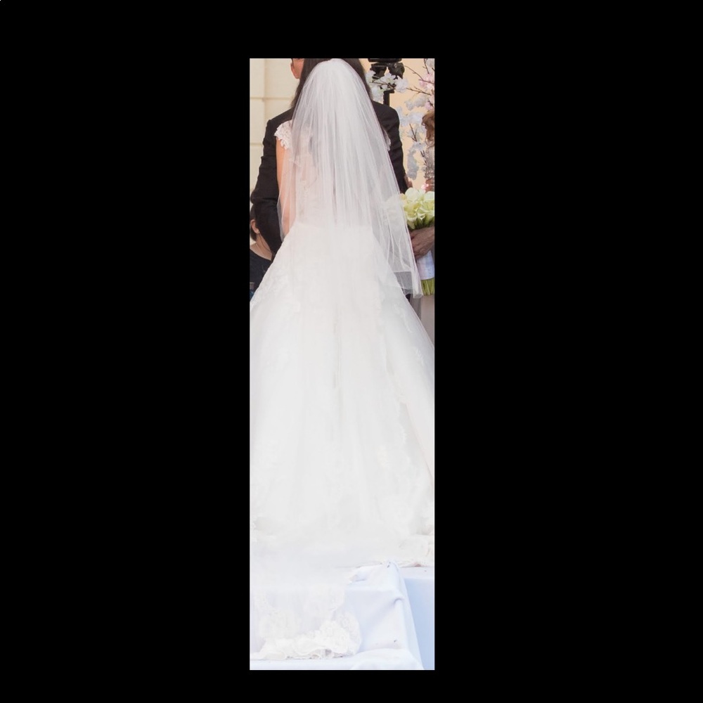 Handmade Long Lace Wedding Veil